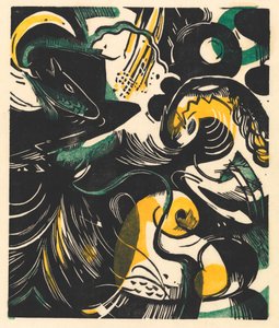 Creation Story II by Franz Marc