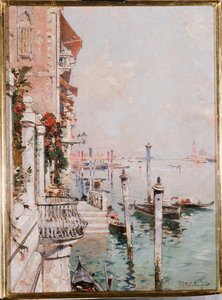 The Grand Canal, Venice by Franz Richard Unterberger