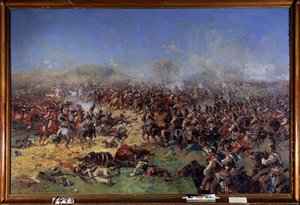 The Battle of Borodino on August 26, 1812 by Franz Roubaud
