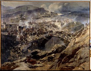 The Siege of Akhoulgo by Franz Roubaud