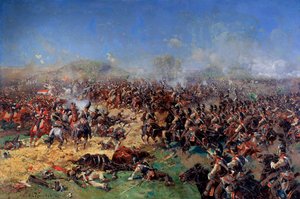 The Battle of Borodino on August 26, 1812. Third French Attack, 1913