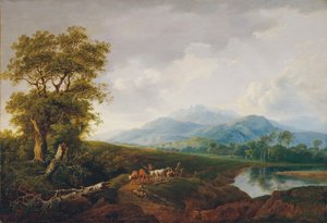 Landscape with Snow Mountain