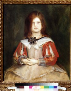 Portrait of Gabriella Lenbach by Franz Seraph von Lenbach
