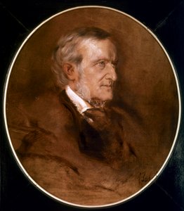 Portrait of Wilhelm Richard Wagner by Franz Seraph von Lenbach