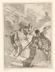 Tobias Heals His Blind Father by Franz Sigrist
