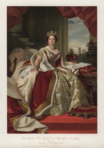 Queen Victoria in Her Robes of State