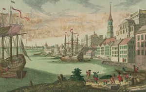The Harbour in Boston, Massachusetts, c.1770-80