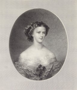 Portrait of Empress Elisabeth of Austria by Franz Xaver Stöber