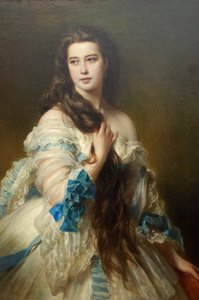 Nadezhda Nikolayevna Rimskaya-Korsakova née Purgold, c. 1870 by Franz Xaver Winterhalter