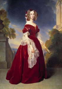 Portrait of Louise Marie Therese Charlotte Isabelle d
