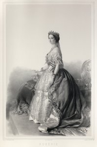 Portrait of Empress Eugenie by Franz Xaver Winterhalter