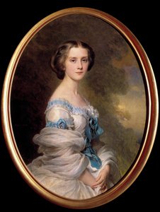 Portrait of Louise Sophie Melanie Renouard de Bussiere, Countess Edmond de Pourtales by Franz Xaver Winterhalter