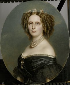 Portrait of Sophia Frederika Mathilda (1818-77), Princess of Württemberg by Franz Xaver Winterhalter