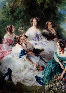 The Empress Eugenie in 1855 Surrounded by the Ladies of Honor