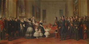 The Reception of Louis-Philippe, King of the French, at Windsor Castle, 8 October 1844 by Franz Xaver Winterhalter