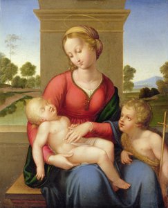Madonna with Child and a young John the Baptist