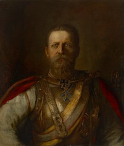 Crown Prince Frederick William, later Frederick III, German Emperor and King of Prussia by Franz von Lenbach