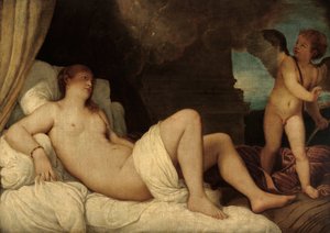 Danae, Copy after Titian