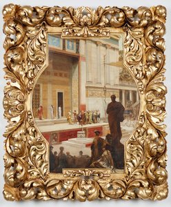 The Dionysus Theater in Athens. Design for the Ceiling Painting in the Staircase of the Vienna Burgtheater by Franz von Matsch