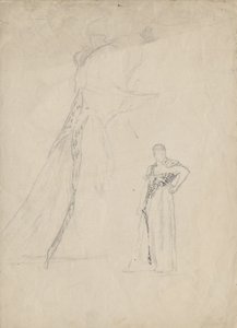 Drapery Study with Leopard Skin
