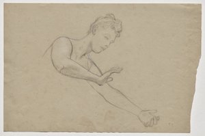 Figure Study for the Faculty Painting 