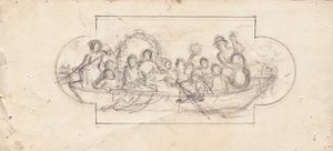 Wedding Celebration on a Boat by Franz von Matsch