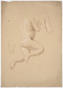 Study of a Child Nude by Franz von Matsch