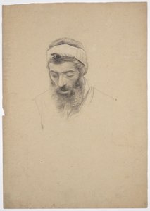 Study of a Bearded Man by Franz von Matsch