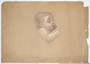 Study of a Toddler by Franz von Matsch