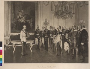 Visitation of the German Prince of the Federations on 8th May 1908 in Castle Schoenbrunn