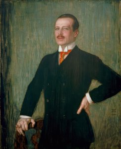 Ernst Ludwig of Hesse / Painting by Stuck