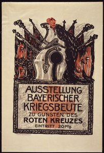 Exhibition of the Bavarian War Spoils to Benefit the Red Cross, 1915 by Franz von Stuck
