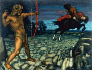 Hercules and Nessus by Franz von Stuck