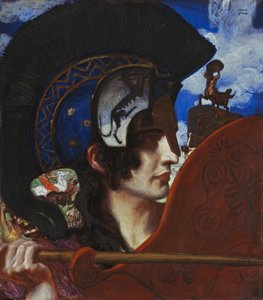 Fighting Amazon by Franz von Stuck