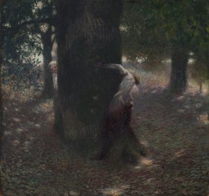 Teasing by Franz von Stuck