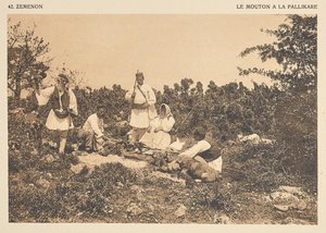 Zéménon. The Sheep at Pallikare by Frédéric Boissonnas