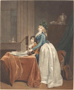 The Optical Viewer by Frédéric Cazenave after Louis Léopold Boilly