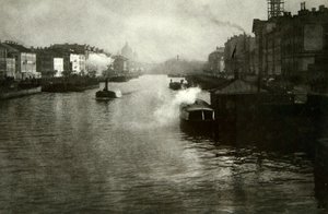 The Fontanka River in St Petersburg, Russia, 1900s