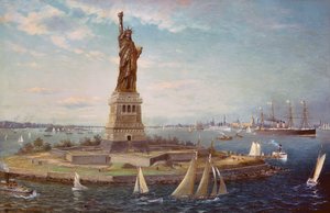 Liberty Island, New York Harbor, 1883