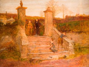 The Old Gate, 1868 by Fred Walker