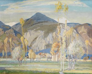 The Maritime Alps, near Alassio by Freda Marston
