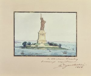 Statue of Liberty, Beldoe Island, New York City, 1888