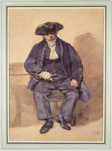 Portrait of John Adams, Alias John Wilkinson, Petty Officer, Aged 78