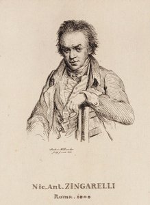 Portrait of the Composer Nicola Antonio Zingarelli by Frederic Desire Hillemacher