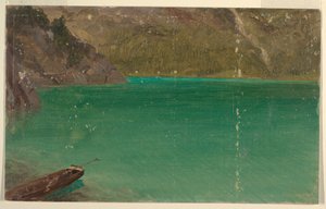 Alpine Lake (Bavaria or Switzerland) by Frederic Edwin Church
