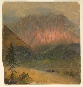 Alpine Study of a Sunset