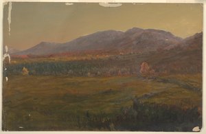 Autumn Landscape, Hudson, New York by Frederic Edwin Church