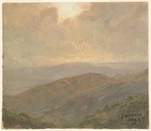 Cloudy Skies, Jamaica by Frederic Edwin Church