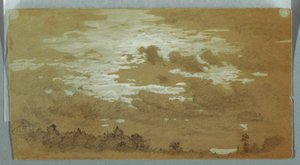 Cloudy Sky over a Wooded Ridge, Niagara