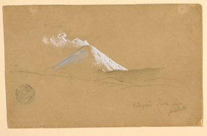 Cotopaxi from near Ambato, Ecuador by Frederic Edwin Church